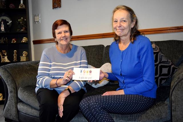 DD winner Doris with Brenda Johnson