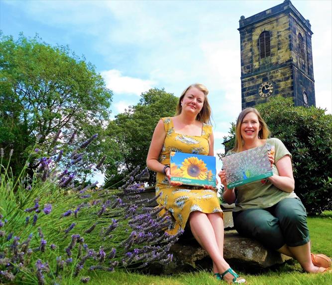 2020 calendar with Lois and Kathryn
