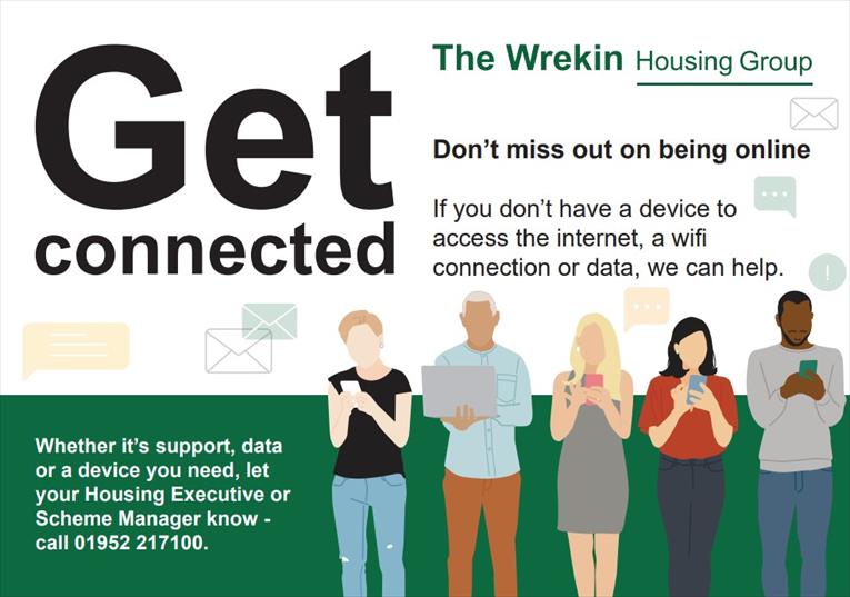Get connected graphic