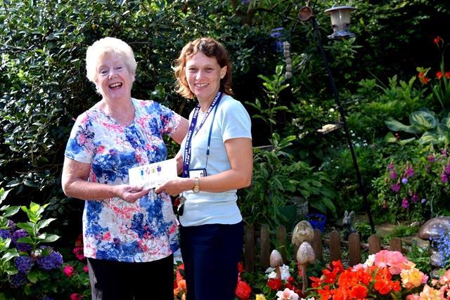 July DD winner Mrs Davies and Kathryn RLC