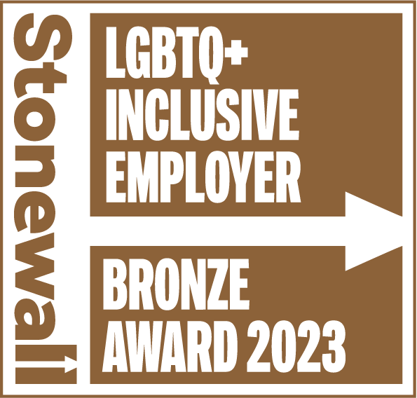 Stonewall - Bronze Award Accreditation Logo