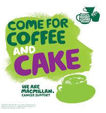 Macmillan coffee and cake