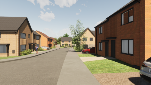 Old Park, Telford artist impression of homes Old Park, Telford artist impression of homes