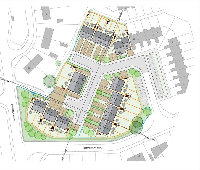 St Matthews Road site plan