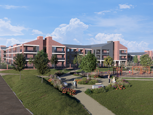 Wild Walk Donnington Wood Extra Care artist impression Wild Walk Donnington Wood Extra Care artist impression