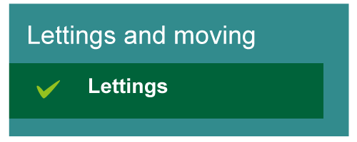 Lettings graphic